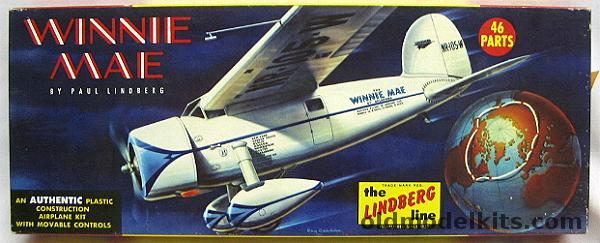 Lindberg 1/48 Lockheed Vega Winnie Mae  - Post's Round the World Record Setting Aircraft, 533-98 plastic model kit